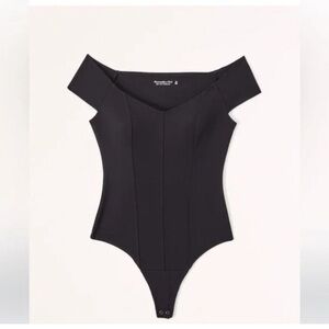 Ponte Off-The-Shoulder Bodysuit